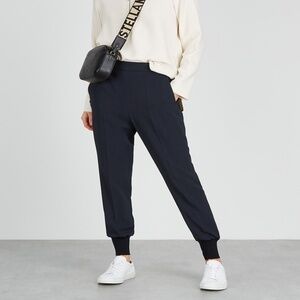 STELLA MCCARTNEY Julia elasticated-cuff cady trousers
